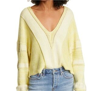 Free people lemonade stand sweater